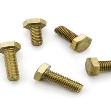 Good Price Super Quality DIN933 DIN931 Full Thread Half Thread Copper Hex Head Bolts